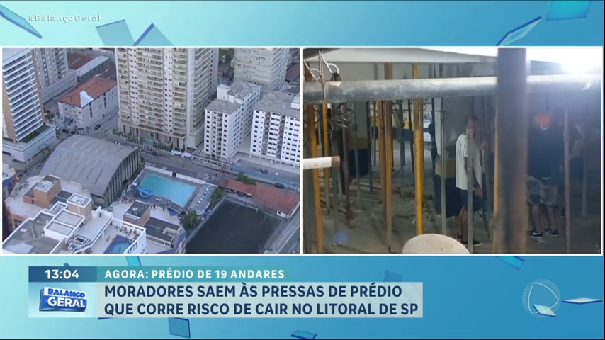 operarios-colocam-estacas-para-sustentar-predio-com-risco-de-desabamento-no-litoral-de-sp