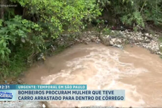 bombeiros-fazem-buscas-para-encontrar-mulher-que-teve-carro-levado-pela-correnteza-na-grande-sp