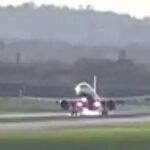 video:-aviao-aborta-pouso-por-causa-de-ventos-fortes-em-aeroporto-de-londres