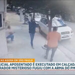 pm-aposentado-e-executado-no-meio-da-rua-na-zona-leste-de-sp;-atirador-fugiu-com-a-arma-da-vitima