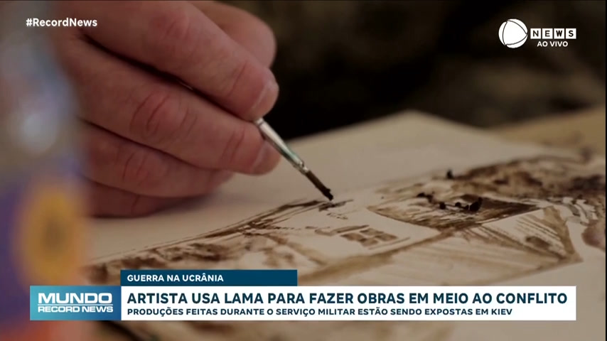 artista-ucraniano-usa-lama,-argila-e-cinzas-para-produzir-obras-em-meio-a-guerra