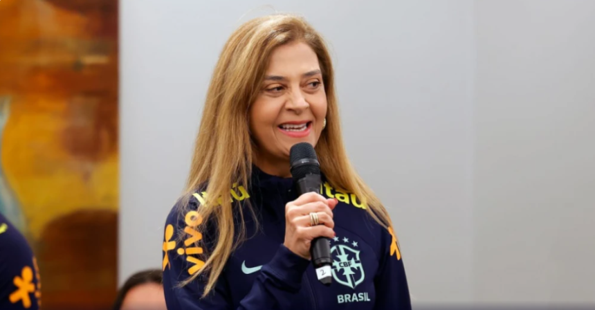 leila-pereira-na-selecao:-o-que-a-presidente-do-palmeiras-faz-como-chefe-de-delegacao?