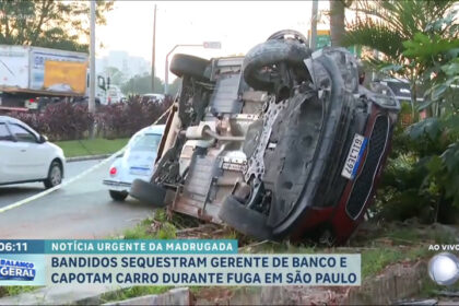 bandidos-sequestram-gerente-de-banco-em-sp-e-capotam-carro-na-fuga