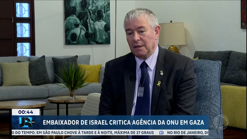 embaixador-de-israel-no-brasil-critica-agencia-da-onu-em-gaza