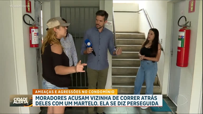 moradores-de-condominio-da-grande-sp-acusam-vizinha-de-agressoes-e-de-fazer-ameacas-com-martelo