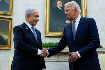 biden-faz-reuniao-com-netanyahu,-a-primeira-com-um-lider-estrangeiro-desde-desistencia