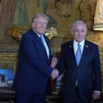 ao-lado-de-netanyahu,-trump-diz-que-kamala-foi-desrespeitosa-com-israel