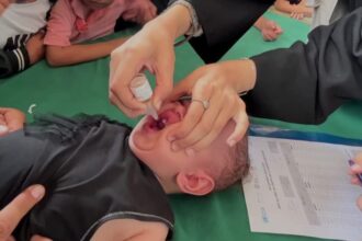 gaza:-onu-imuniza-87-mil-criancas-em-primeiro-dia-de-vacinacao-contra-a-polio