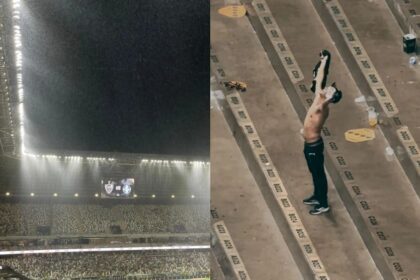 torcedores-do-atletico-mg-vao-a-loucura-e-celebram-chuva-na-arena-mrv;-veja