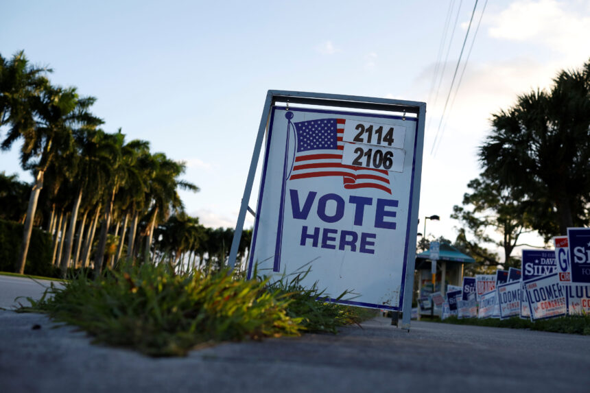 homem-e-preso-na-florida-por-erguer-facao-em-local-de-votacao