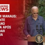 “a-luta-para-salvar-nosso-planeta-e-pela-humanidade”,-diz-biden-em-manaus