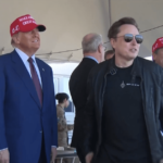 trump-e-musk-assistem-a-lancamento-de-foguete-da-spacex-no-texas